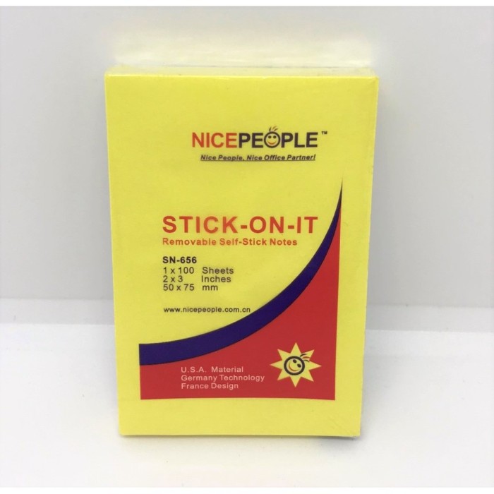 Giấy Note 2x3 NicePeople – Ghi Chú Nhỏ Gọn, Keo Dính Tốt, Màu Sắc Nổi Bật