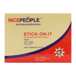 Giấy Note 3x4 NicePeople – Ghi Chú Rộng Rãi, Màu Sắc Nổi Bật, Keo Dính Chắc