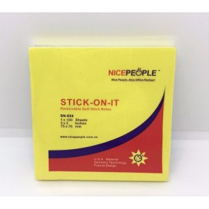 Giấy Note 3x3 NicePeople – Ghi Chú Vuông Tiện Lợi, Keo Dính Bền, Màu Sắc Bắt Mắt