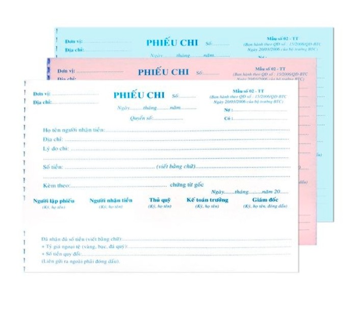 Phiếu Chi A5 3 Liên Chất Lượng Cao – Quản Lý Chi Tiền Chính Xác, Tiện Lợi