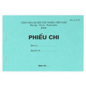 Phiếu Chi 1 Liên Chất Lượng Cao – Mẫu Mới Tiện Lợi