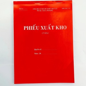 Phiếu Xuất Kho A4 3 Liên – Biểu Mẫu Quản Lý Hàng Xuất Khoa Học, Rõ Ràng, Chuyên Nghiệp