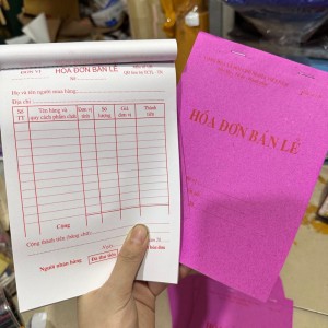 Hóa Đơn Bán Lẻ A4 1 Liên – Mẫu Hóa Đơn Chuẩn, Ghi Chép Giao Dịch Bán Hàng Rõ Ràng, Chuyên Nghiệp