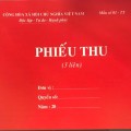 Phiếu Thu A5 3 Liên Chất Lượng Cao – Tiện Lợi, Chính Xác