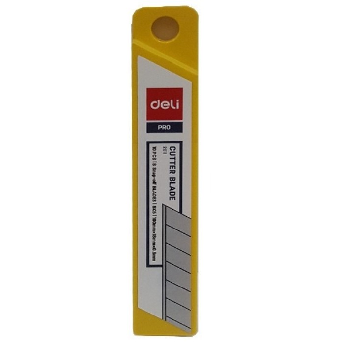 Lưỡi Dao Rọc Giấy Deli 2011 – Sắc Bén, Bền Lâu, Thay Thế Nhanh Chóng