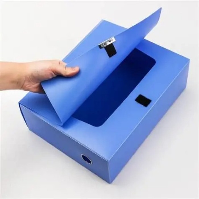 Cặp Hộp Nhựa Deli 7cm 31116 – Lưu Trữ Hồ Sơ Dung Lượng Lớn, Chống Thấm Bền Đẹp