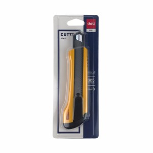 Dao Rọc Giấy Deli 2042 – Lưỡi Sắc Bén, Thiết Kế An Toàn, Dễ Sử Dụng