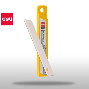 Lưỡi Dao Rọc Giấy Deli 2012 – Thép Sắc Bén, Bền Bỉ, Dễ Thay Thế