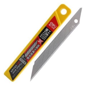 Lưỡi Dao Rọc Giấy Deli 2015 30 Độ Lưỡi Nhọn
