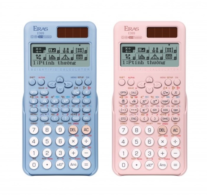 Máy Tính Khoa Học Eras E389 Tiếng Việt 521 Chức Năng Chính Hãng