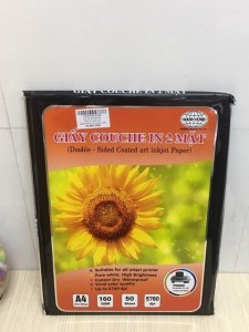 Giấy In Ảnh Bóng 2 Mặt 160gsm Mạnh Hưng – Sắc Nét, Nhanh Khô, Bền Màu