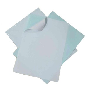 Giấy Đề Can Xanh A4 – Mặt Sau Có Keo – Chuyên Dụng In Tem Nhãn, Logo, Trang Trí