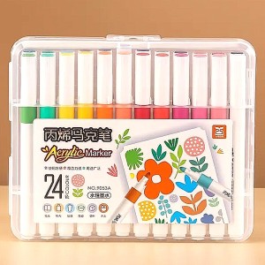 Màu Acrylic 24 Màu – Bộ Sơn Acrylic Đa Dụng