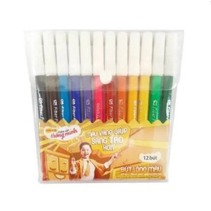 Bút Lông Màu Thiên Long FP-01 Hộp 12 Màu