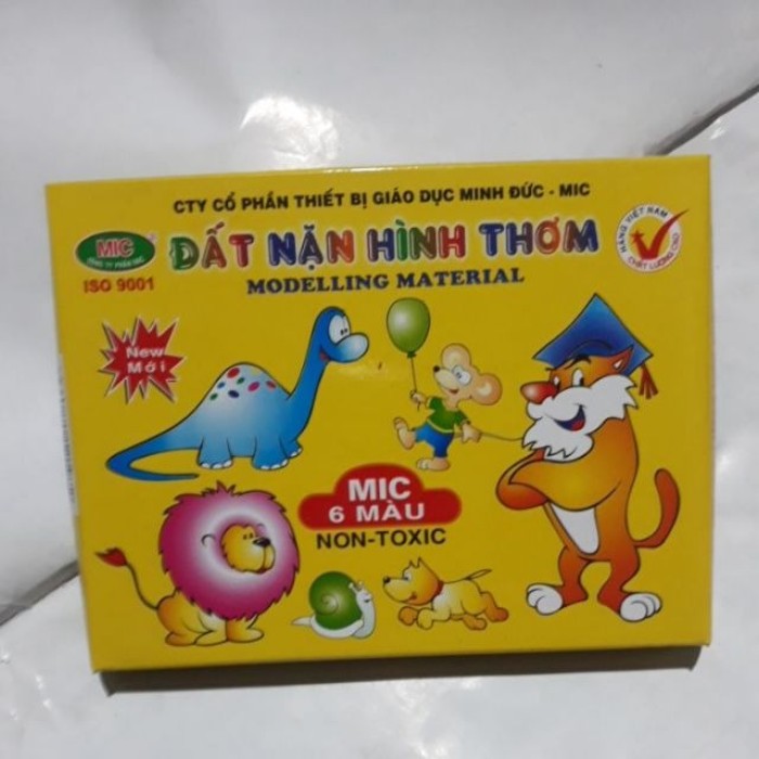 Đất Nặn Thủ Công 10 Màu– Mềm Mịn, Không Dính Tay, An Toàn Cho Bé 