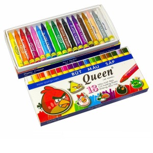 Sáp Màu Queen 18 Màu – Bộ Màu Đa Dạng, An Toàn Cho Bé