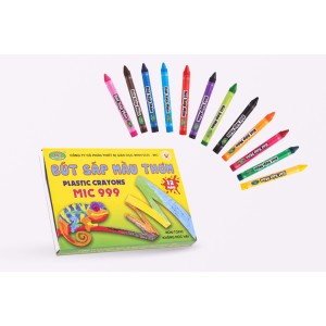 Sáp Màu MIC 12 Màu – Bộ Sáp Tô Màu An Toàn Cho Học Sinh