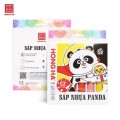 Sáp Nhựa Panda 12 Màu 8148 Hồng Hà – Bút Sáp An Toàn Cho Học Sinh