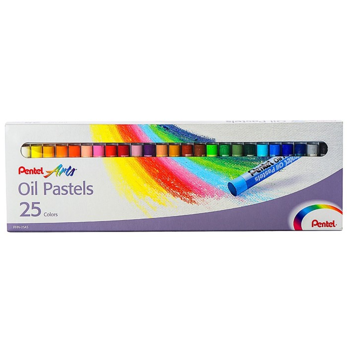 Sáp Dầu Pentel 25 Màu – Bộ Màu Nghệ Thuật Đa Dạng, Sáng Tạo Tối Ưu