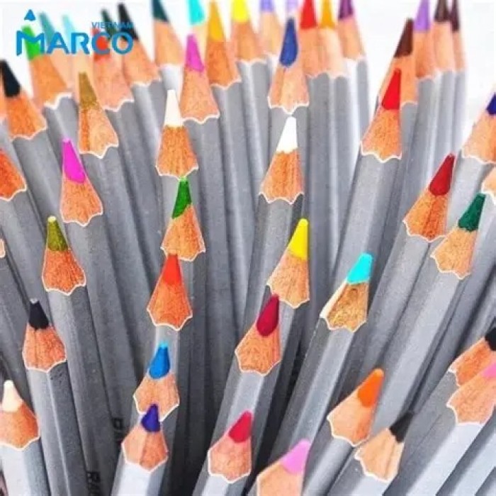 Bút Chì Màu Marco Hộp Giấy 12 Màu – Màu Sắc Tươi Sáng, Nét Vẽ Mượt Mà