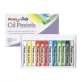 Sáp Dầu Pentel 12 Màu – Màu Sắc Tươi Sáng, Tô Mịn, Chuyên Dụng Mỹ Thuật