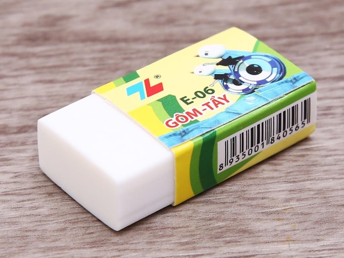 Gôm Tẩy Thiên Long E06 – Gôm Học Sinh Chính Hãng