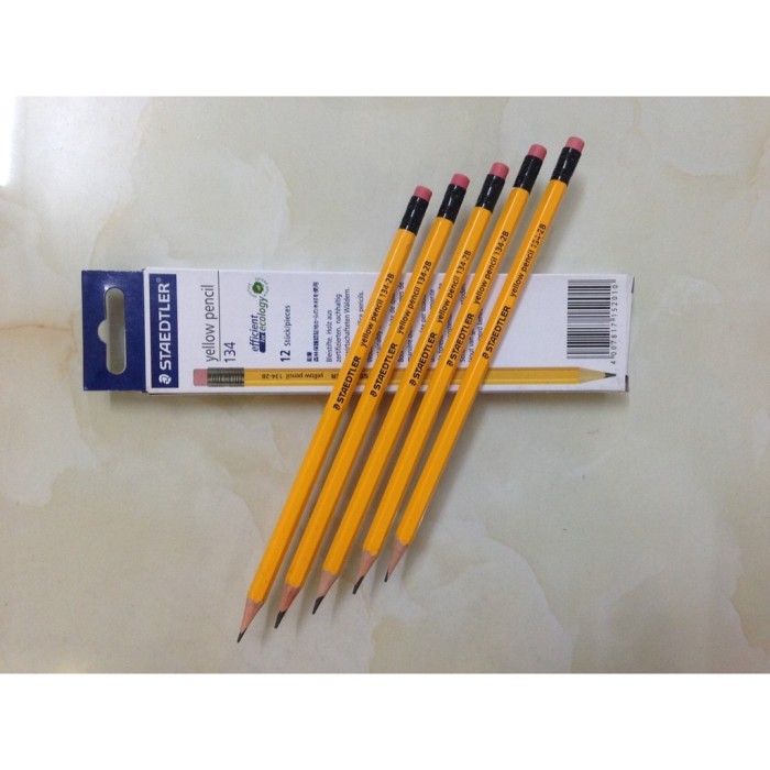 Bút Chì Gỗ Staedtler 134 - 2B (Có Tẩy, Nhập Khẩu Đức)