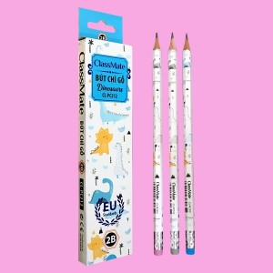 Bút Chì Gỗ Có Tẩy Classmate 2B – Mã CL-PC312