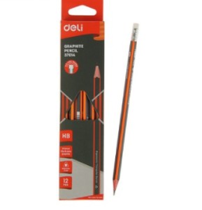 Bút chì gỗ Deli 37014 – Chất lượng cao, viết êm, nét rõ