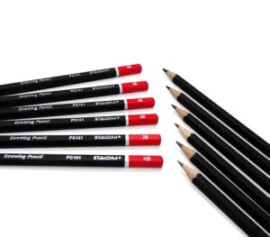 Bút Chì Gỗ Kỹ Thuật STACOM PC101 – Đa Độ Cứng Cho Phác Thảo & Thiết Kế