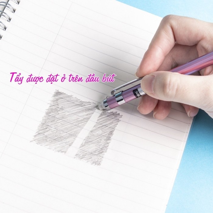 Bút Chì Kim 0.7mm Deli 6493 – Bút Chì Bấm Tự Động Chính Hãng Thiết Kế Gọn Nhẹ, Tiện Lợi