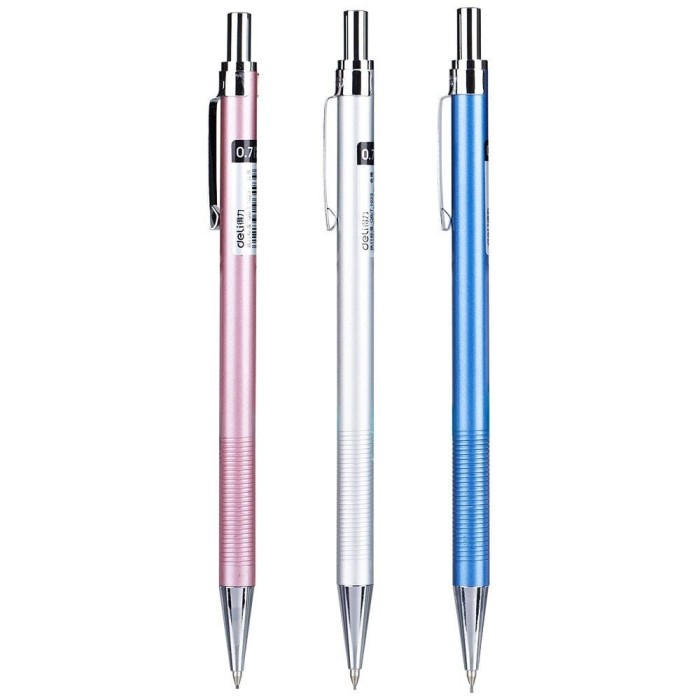 Bút Chì Kim 0.7mm Deli 6493 – Bút Chì Bấm Tự Động Chính Hãng Thiết Kế Gọn Nhẹ, Tiện Lợi