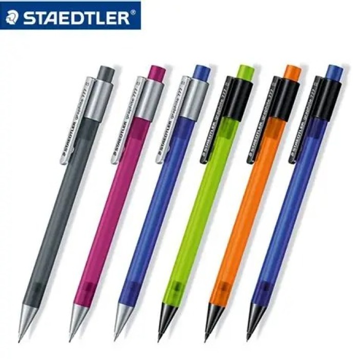 Bút Chì Kim Staedtler 777 – Bút Chì Bấm 0.5mm Cao Cấp Nhiều Màu Chính Hãng Đức