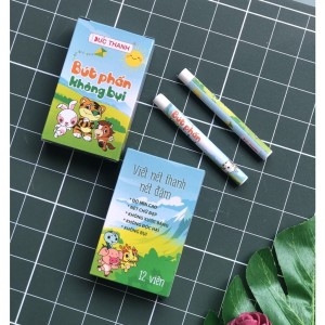 Phấn Viết Bảng Đức Thanh BP120 – Ít Bụi, Nét Rõ, Viết Êm