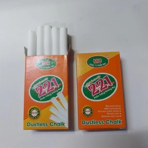 Phấn Viết Bảng MIC 221 – Trắng Đậm, Ít Bụi, An Toàn Cho Người Dùng