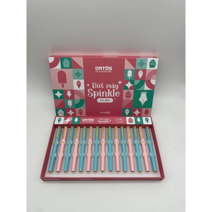 Bút Máy Batôs 3Spinkle FP-BP1 – Ngòi Kim Tinh Nhỏ, Viết Trơn Tay, Nét Đẹp, Phù Hợp Luyện Chữ Hằng Ngày