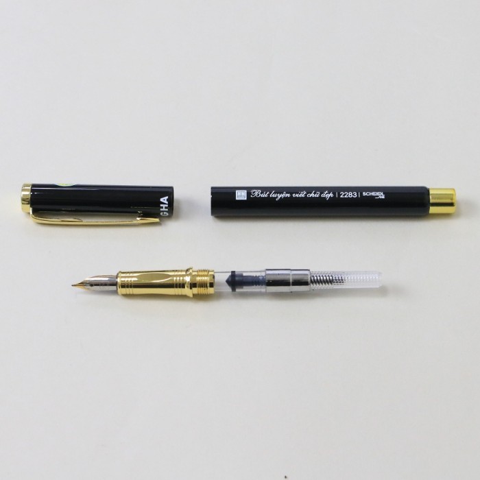 Bút Máy Nét Hoa Hồng Hà – Mã 2283 | Ngòi Mài Thanh Đậm, Viết Êm Tay, Luyện Chữ Đẹp Chuẩn Học Sinh Tiểu Học