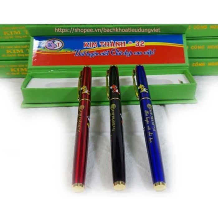 Bút Máy Kim Thành 32 – Ngòi Viết Êm Mượt, Thiết Kế Đẹp, Phù Hợp Luyện Chữ Đẹp Và Viết Hàng Ngày