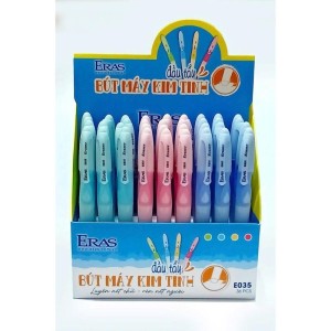 Bút Máy Kim Tinh Ngòi Trơn Có Đầu Tẩy Eras E035 – Viết Êm, Tẩy Sạch, Thiết Kế Tiện