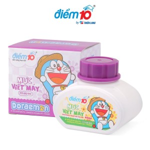 Mực Bút Máy Doraemon Các Màu – Mực Dễ Tẩy, Không Lem, An Toàn Cho Học Sinh