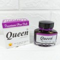 Mực Bút Máy Queen 30ml – Màu Tươi, Đậm, Nhanh Khô, Phù Hợp Mọi Loại Bút