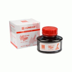 Mực Viết Hồng Hà Đỏ 3434 – Mực Nước Cho Bút Máy, Bút Chữ Đẹp