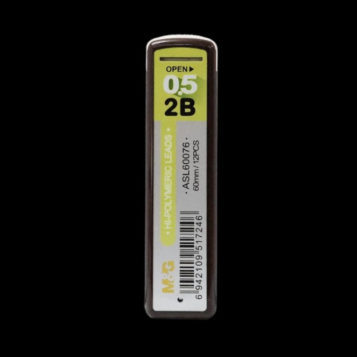 Ngòi Chì Bấm 0.5mm M&G ASL60076 – Ruột Chì 2B Mượt Mà, Bền Chắc