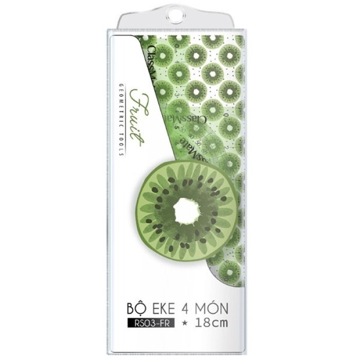 Bộ Thước Eke 4 Món Classmate RS03-FR – Đo Vẽ Chính Xác