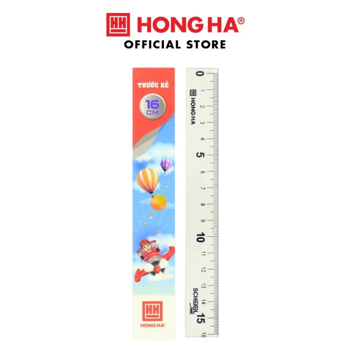Thước Kẻ 16cm Hồng Hà 3367 – Nhỏ Gọn, Chính Xác, Tiện Dụng
