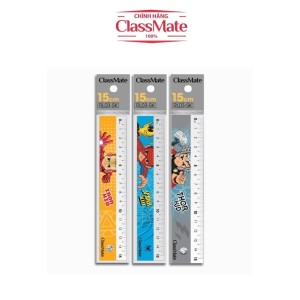 Thước 15cm Classmate RL03-SK – Nhựa Trong Suốt, Vạch Chia Rõ Nét