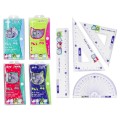 Bộ Thước Eke M&G 960N3 – 4 Chi Tiết Đo Vẽ Hình Học Chính Xác