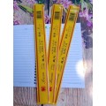 Thước Kẻ Mika 30cm Vỏ Vàng Kewen – Độ Chính Xác Cao, Bền Đẹp