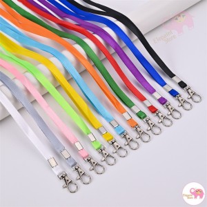 Dây Lụa Đeo Thẻ 1cm Móc Sắt – Chất Liệu Lụa Mềm Mịn, Móc Sắt Chắc Chắn, Đa Màu Sắc