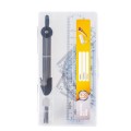 Bộ Thước Kẻ Compa Deli 9609 – Dụng Cụ Vẽ Hình Học Đa Năng